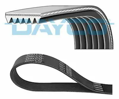 DAYCO 6PK1013 Kanalli V Kayisi 190 W201 83>93 , Boxer Jumper 2,5d 94 , 206 , Clio 5750J2, 5750T2, 5750E8, 96155010, 5750VA, 575000000000, 575E11, 5750PF, 5750XG, 5750ZQ
