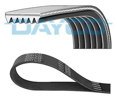 DAYCO 6PK1310 Kanallı Kayış Palıo-Albea -Doblo 1.3 Jtd 16v 04 Astra H 1.3 Cdti-Focus Iı 1.8 06 46820063, 1232500, 1539606, 3M5Q6C301AA, 9S518620DA, LF5015909, LF5015909A, LF5015909B, LF5115909, LF5115909B