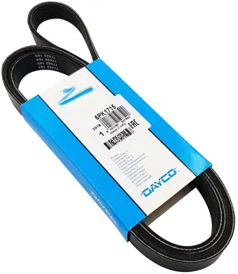 DAYCO 6PK1715 Kanalli Kayis Astra J A17dtc A17dte Mondeo I - Ii 1,6 - 1,8 - 2,0 92>00 Connect 02>13 Focus 98>04 1,8tdci Transporter T4 2,4 - 2,5tdi 1S4Q6C301BA