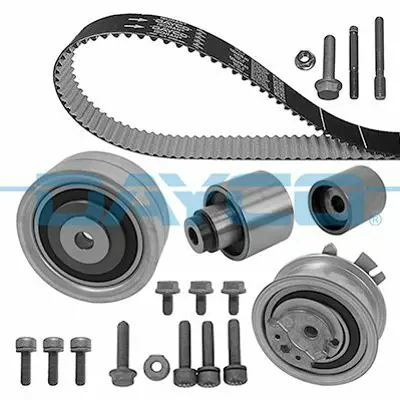 DAYCO KTB788 Eksantrik Rulman Kiti (Triger Seti) Crafter Ckub A4 A5 A6 Q5 Golf Vı T6 Leon Octavıa Super B Caddy Iıı Amarok 1,2tdı 1,6tdı 2,0tdı 2,0tdı 07 Beyaz Teflonlu Kayıs 03L198119A