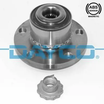 DAYCO KWD1159 On Teker Rulmanı Poryalı Polo Fabıa Cordoba (1,6 16v 1,6tdı) - (5 Bıjon) - (66mm) 0109 6Q0407621BK