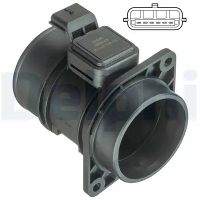 DELPHI AF10367-12B1 Maf Sensoru Interstar Prımastar Qashqaı Qashqaı + 2 Kangoo Master Megane 1658000Q0A, 22680JD50A, 4416861, 93856812, 8200280060, H8200300002, 1380084A50000, 8200300002, 5WK97008Z, 5WK9609