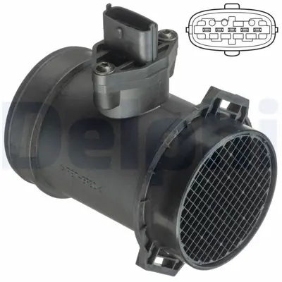 DELPHI AF10375-12B1 Maf Sensoru - Honda Accord Rovergroup 200 25 400 45 Mg Zr Mg Zs 05-95>05-05 16400PFTE00, MHK101070