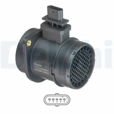 DELPHI AF10395-12B1 Hava Akıs Sensoru Accent Era 1,5 Crdı 2006> Getz 1,5 Crdı 2006> I20 1,4 1,6 Crdı 2008> I30 1,6 Crdı  281642A401