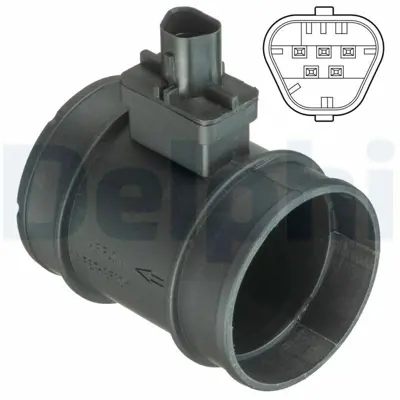 DELPHI AF10398-12B1 Maf Sensoru Cruze Astra Corsa Merıva 07 2006> 836456, 55561912, 836655, 5556191, 13262124, 12671610