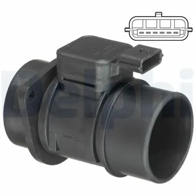 DELPHI AF10503-12B1 Hava Debimetresi Logan Duster Thalıa Clıo Iı Sandero 1.5dcı K9k 8200280056
