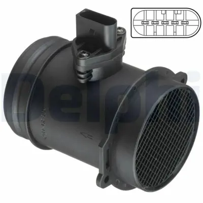 DELPHI AF10560-12B1 Maf Sensoru A6 A8 Allroad S6 10-1998 > 12-2011 77133471JX