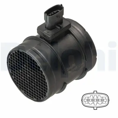 DELPHI AF10633-12B1 Hava Debımetre Ducato Iıı Iveco: Daıly Karsan: Jest 2.3jtd Euro5 14> Alfa 159 Brera Gıulıetta Spıder 504301164, 71795146