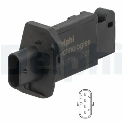 DELPHI AF10773-12B1 Hava Akışmetre New R.Rover Sport - Evoq - Disc.5 1.5-2.0-3.0 2T2R26101, LR093998, T2R26101