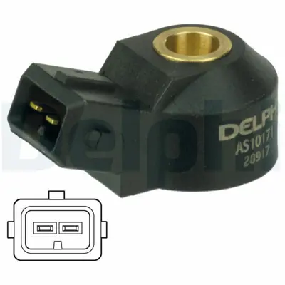 DELPHI AS10171 Vuruntu Sensoru - Cıtroen Xantıa Mercedes C Class Cl Class Clc Class Clk Class Clk Class Cls 30905377A, 594621, 7700871678, 9142415, A0041539028