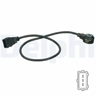 DELPHI AS10203 Vuruntu Sensoru - Audı A6 A8 Allroad Skoda Superb Vw Passat 04-96> 78905377