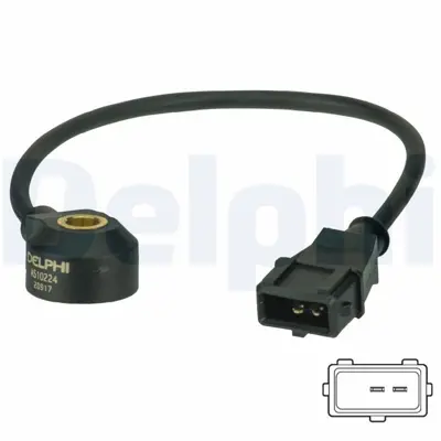 DELPHI AS10224 Vuruntu Sensoru - Bmw M3 Z3 10-92> 12141401238