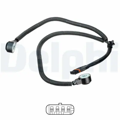 DELPHI AS10238 Vuruntu Sensoru Bmw E81 E82 E87 E90 E92 E93 E60 F10 E63 E64 E65 E66 F01-02-03-04 X1-X3-X5 Z4 13627525039