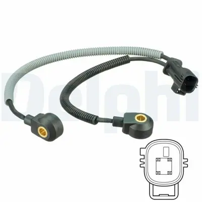 DELPHI AS10239 Vuruntu Sensoru Focus Iı 2.5 04>11 Volvo C30 (533) T5 06>12 C70 Iı (542) T5 06>11 S40 Iı (544) T5 07 1371593