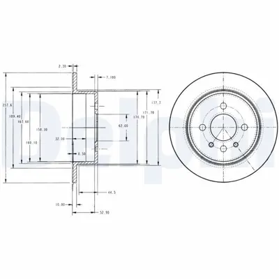 DELPHI BG2202 Fren Dıskı (Cıftlı Paket) Delıksız Arka 316 318 320 323 324 32508-1982 > 10-1994 34216755407