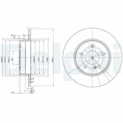 DELPHI BG3239C Fren Aynası Arka A210423101264