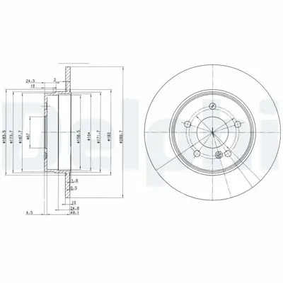 DELPHI BG3239C Fren Aynası Arka A210423101264