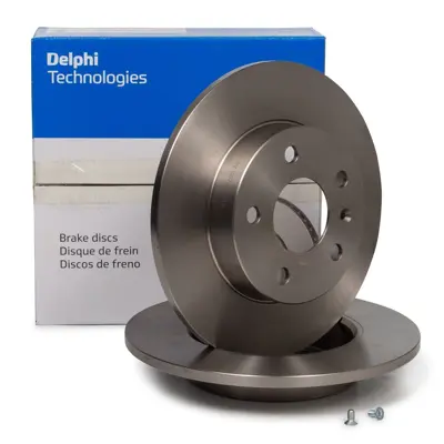 DELPHI BG3406 Arka Fren Dıskı (5 Bıjon) Astra H Merıva B Corsa C Astra G 2,0dı 2,0 16v 1,8 16v 02 - 98>2,0dtı 16v  95526658