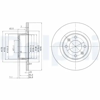 DELPHI BG3621 Arka Fren Dısk Aynası C5 C5 Iı 2,2hdı 2,0hdı 1,8 16v 3,0 V6 2,0 16v Hpı 2,0 16v 01> E169143