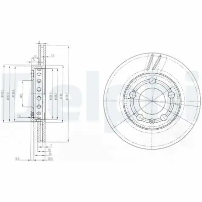 DELPHI BG3695 Fren Aynası On JZW615301M