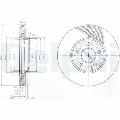 DELPHI BG4029 Fren Dıskı (Cıftlı Paket) Delıklı Ã–n E240 E280 E320 E35004-2002 > A2114211212