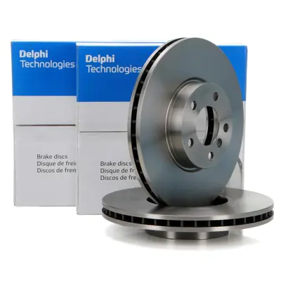 DELPHI BG9061 Fren Dıskı (Teklı Paket) Delıksız On  X5 X6 04-2007 > 34116886478