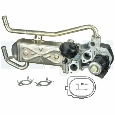DELPHI EG10432-12B1 Egr Valfı 1,2 Polo 10>14 Ibıza 12>15 Fabıa 11>14 Roomster 11>15 3P131512B
