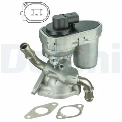 DELPHI EG10436-12B1 Egr Valfı (Borulu Yenı Tıp) Transıt V347 V348 2,4tdcı - 3,2tdcı 10>14 1730360