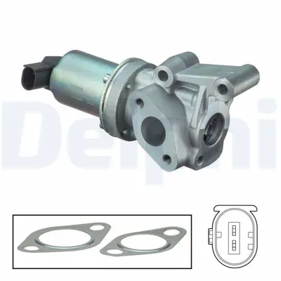 DELPHI EG10475-12B1 Egr Valfı Accent Blue 1,6 Crdı 2011> I20 1,4 Crdı 2008 2014 I30 1,6 Crdı 2011> Kıa Ceed 1,6 Crdı 201 284102A350