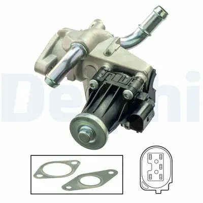 DELPHI EG10551-12B1 Egr Vanasi Transit V347 11>14 V363 V362 14> Custom 12> 2.2tdci 155ps Ranger 12> Mazda Bt-50 Boxer Iii Jumper 1673226