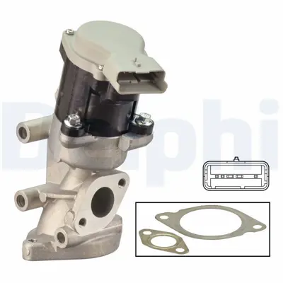 DELPHI EG10641-12B1 Egr Valfı  Sağ Land Rover Dıscoveryrange Rover 07-2004-12-2018 LR018324