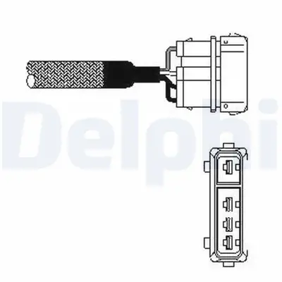 DELPHI ES10333-12B1 Oksıjen Sensoru Ibıza Iı Golf Iıı Passat Iıı 30906265T
