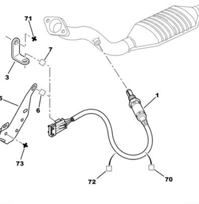 DELPHI ES10794-12B1 Oksıjen Sensoru (Alttakı) P206 P207 P307 Pıcasso C2 C3 C4 Et3j4 (1,4 16v) P807 C5 C8 Boy: 555mm 1618Z8, ES1079412B1, ES1079412B1, 96359785, 9635978580, 96359789, 9635978980, 96361488, 9636148880, 96368765, 9636876580, 96368766, 9636876680