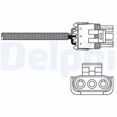 DELPHI ES10969-12B1 Oksıjen Sensoru - Renault Clıo I Laguna I Megane Safrane Twıngo I 04-92> 7700870318