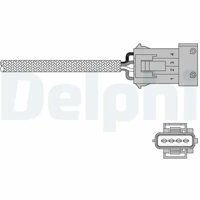 DELPHI ES20258-12B1 Oksıjen Sensoru Cıtroen C5, Saxo, Xsara  Peugeot 106, 206, 306, 406, Partner 09 - 98> FP3318861A, FP3318861B, FP3518861A, FP3518861B, FSC118861, FSC118861A, FSC118861B9U, FSC618861, FSC618861A, FSC618861A9U