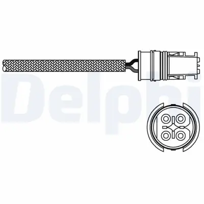 DELPHI ES20313-12B1 Oksıjen Sensoru - Mercedes Classe A 168 10-97> A0025400117