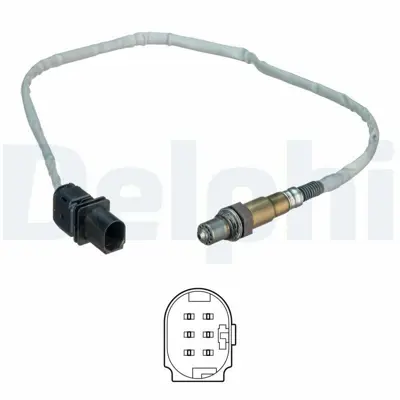 DELPHI ES20541-12B1 Oksıjen Sensörü 3G906262A, 3G906262C, 3L906262B, 45906262, 1K0998262AD, 3C906262D, 3G906262D, 3G906262F, 3G906262H, 3G906262N