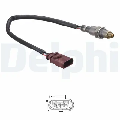 DELPHI ES21139-12B1 Lambda Sensoru 14>18 Polo Fabıa Ibıza Toledo 1.2tsı 04E906262BH
