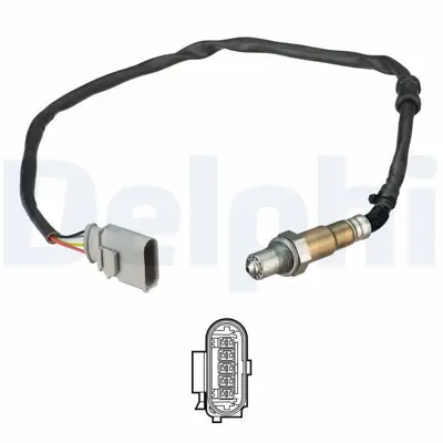 DELPHI ES21181-12B1 Lambda Sensoru 13> A1 A3 570mm