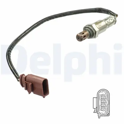 DELPHI ES21187-12B1 Oksıjen Sensoru 3C906262T
