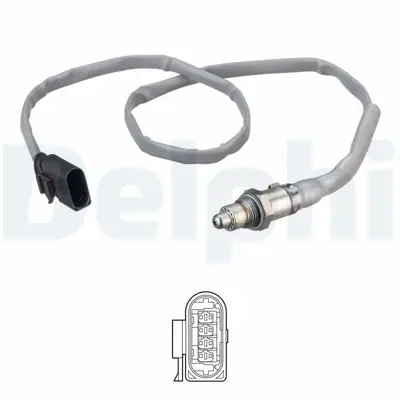 DELPHI ES21272-12B1 Lambda Sensoru 14>20 Golf7 Passat 6K906262AT