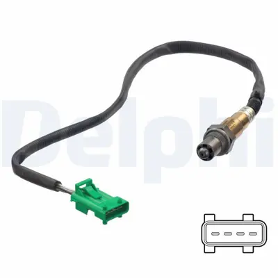 DELPHI ES21316-12B1 Oksıjen Musur (Uste Gelen) Rcz P308 P508 P308 Iı P3008 P207 P208 P5008 C4 Pıcasso C4 Ds3 C5 Iıı C4 I 1618HC, 9665104080, 9665414080, 1609345380, 3648824, 1628HN, 1628KN, 96229975, 96359785, 9636968780