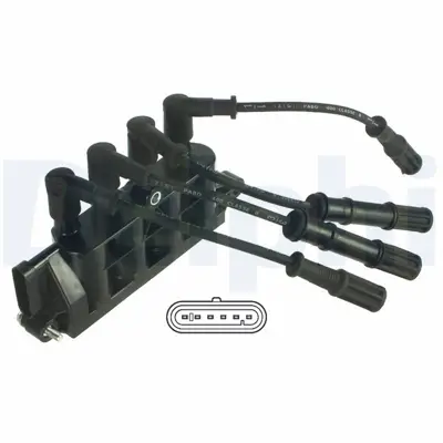 DELPHI GN10492-12B1 Ateşleme Bobini 500 500c Doblo Dobo Cargo Grande Punto Idea Lınea Palıo Panda Punto 55208723, 9S5112029AB