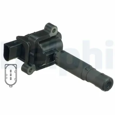 DELPHI GN10552-12B1 Ateşleme Bobini (M271) W203 02>07 W204 07>14 W211 04>09 W212 09>15 C207 10>16 R172 11> A0001502580, 1502580, CL622