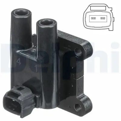 DELPHI GN10840-12B1 Ateşleme Bobini  Sağ Hyundaı  Kıa Accent Matrıx  Rıo 09-1999 > 12-2011 2731022600