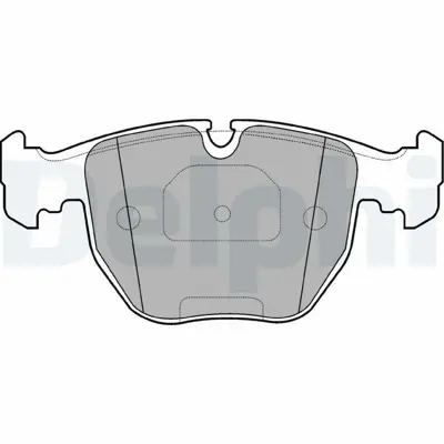 DELPHI LP1003 Fren Balatası On Bmw E39 E38  X3 E83  X5 E53 34111163227