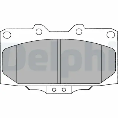 DELPHI LP1020 Fren Balatası On  200 Sx 04-1994 > 26296FE090, D106074F92