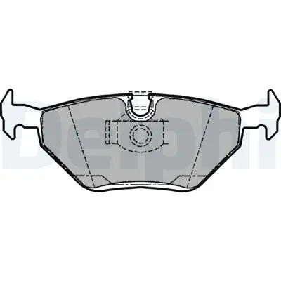 DELPHI LP1107 Fren Balatası Arka Bmw E39 34211163395