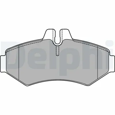 DELPHI LP1437 Fren Balatası Arka    G270 G290 G300 G320 G350 G400 G500 G55 Sprınter Sprınter Classıc  Lt 1990 > 2D0698451B, A0044202520