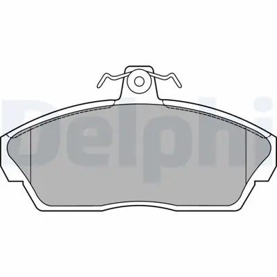 DELPHI LP1450 On Fren Balatası Honda Cıvıc 2001 2006 Euro Cıvıc 1996 1999 Rover 200 400 1996 2000 Tata Telcolıne - SFP100360, SFP000390, GBP90325, SEB000290, GBP90340, GBP90315AF, GBP90336AF, GBP90336, GBP90324, GBP90325AF